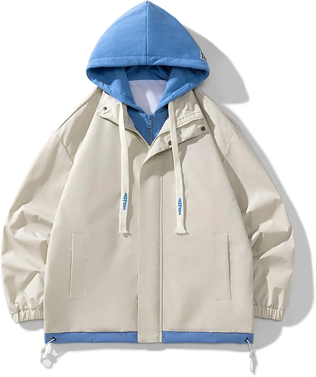 2024 Winter Drawstring Hooded With Pockets For Womens Fashion Solid Windproof Classic Lightweight Long Sleeve Coats