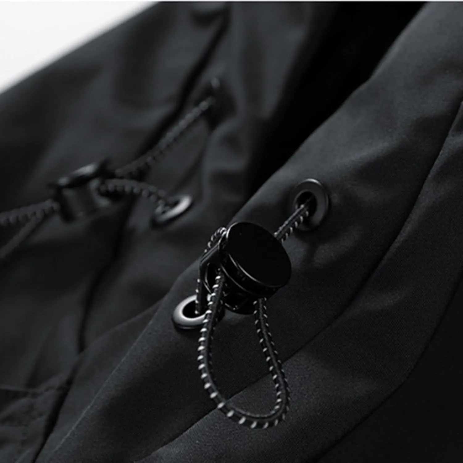 2024 Winter Drawstring Hooded With Pockets For Womens Fashion Solid Windproof Classic Lightweight Long Sleeve Coats