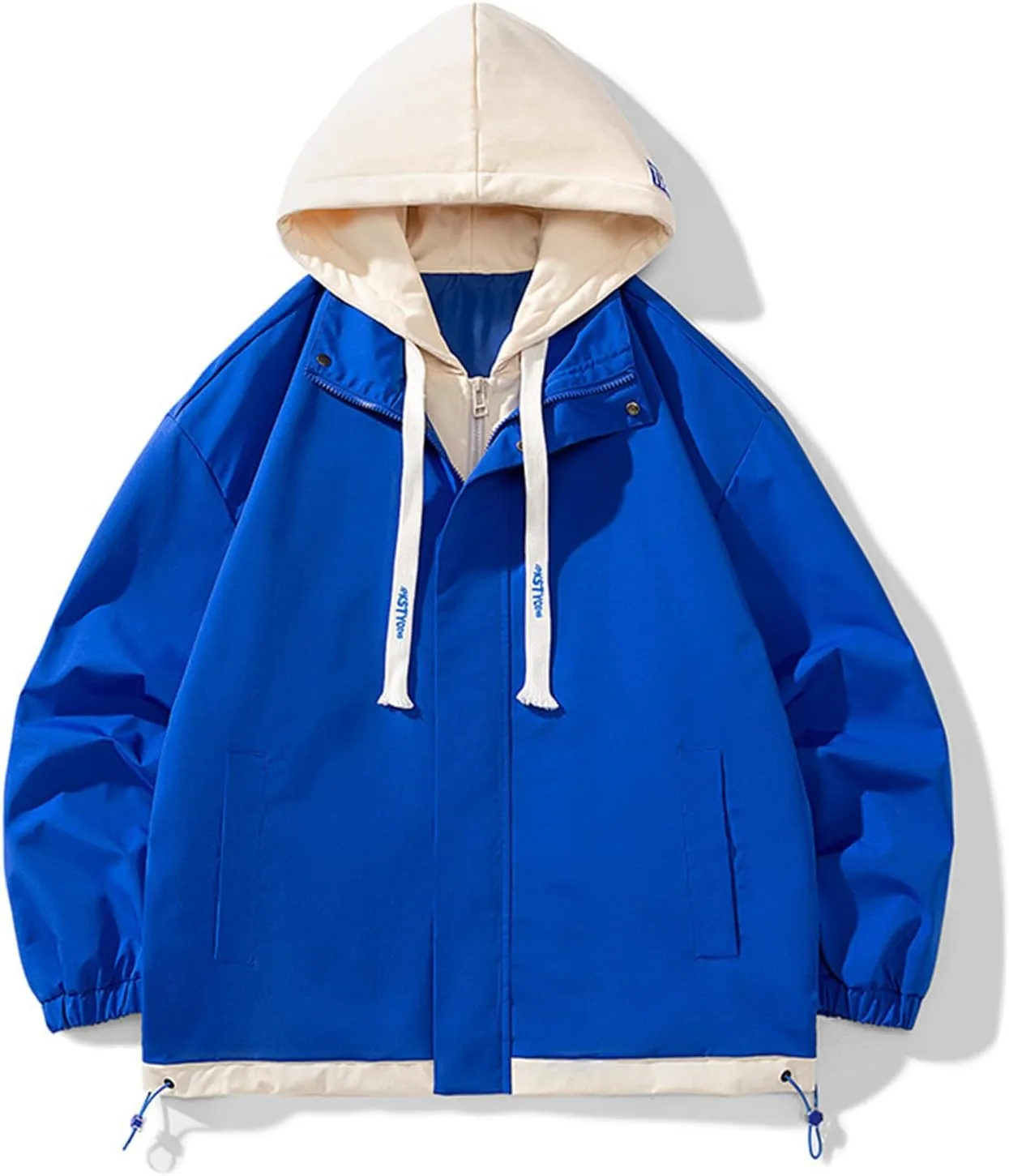 2024 Winter Drawstring Hooded With Pockets For Womens Fashion Solid Windproof Classic Lightweight Long Sleeve Coats