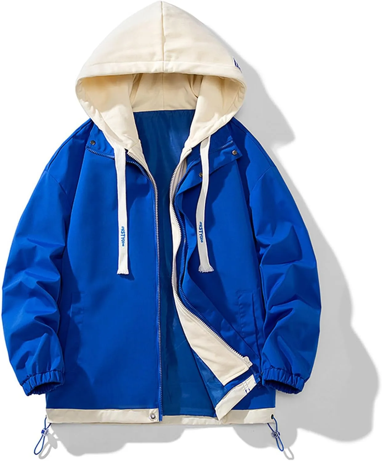 2024 Winter Drawstring Hooded With Pockets For Womens Fashion Solid Windproof Classic Lightweight Long Sleeve Coats