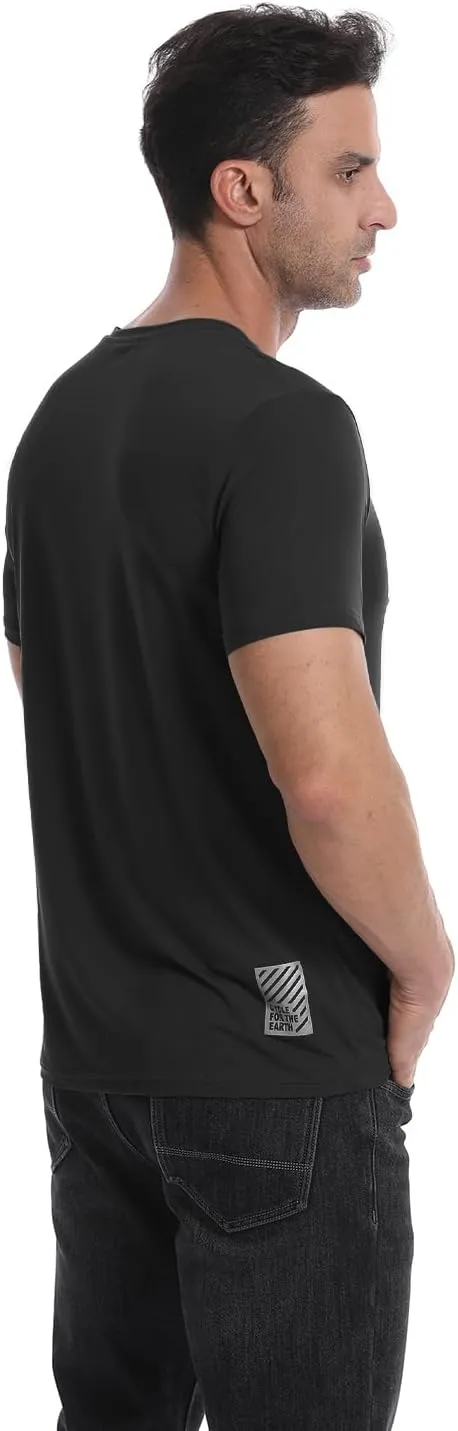 3-5 Pack Men Workout Shirts Quick Dry Running T-Shirt Short Sleeves Crew Neck Tee Athletic Moisture Wicking Gym Top UPF 50 