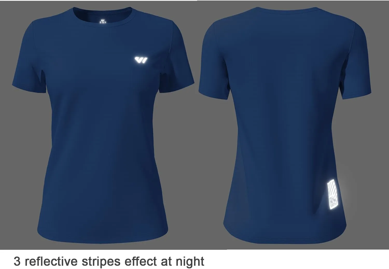 3-5 Pack Workout Shirts Women Running Quick Dry Crew Neck Gym Moisture Wicking T-Shirts Athletic Yoga Tee Top UPF 50 