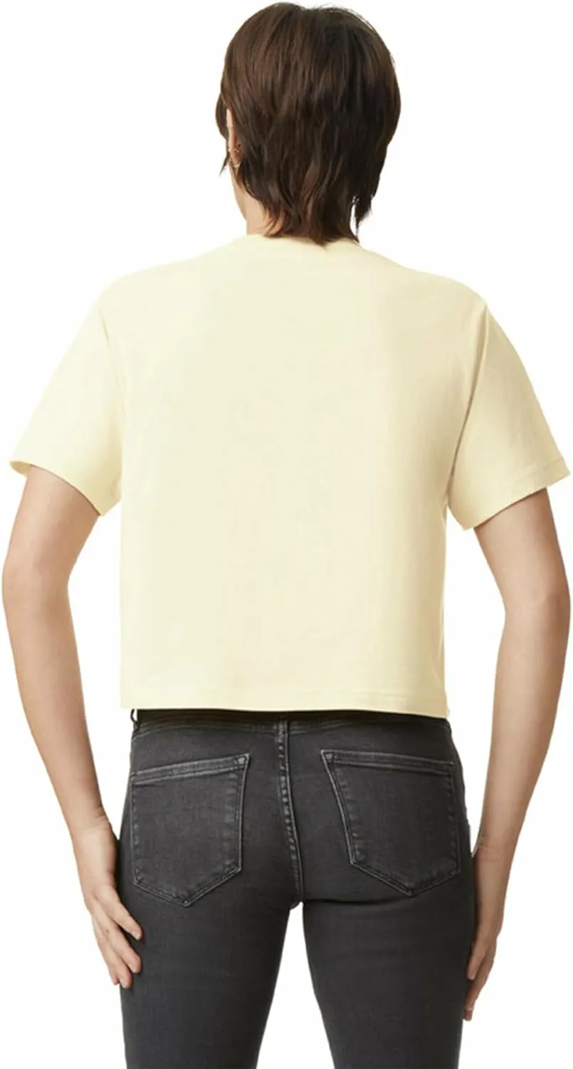 American Apparel Women's Fine Jersey Boxy T-Shirt, Style G102, 2-Pack