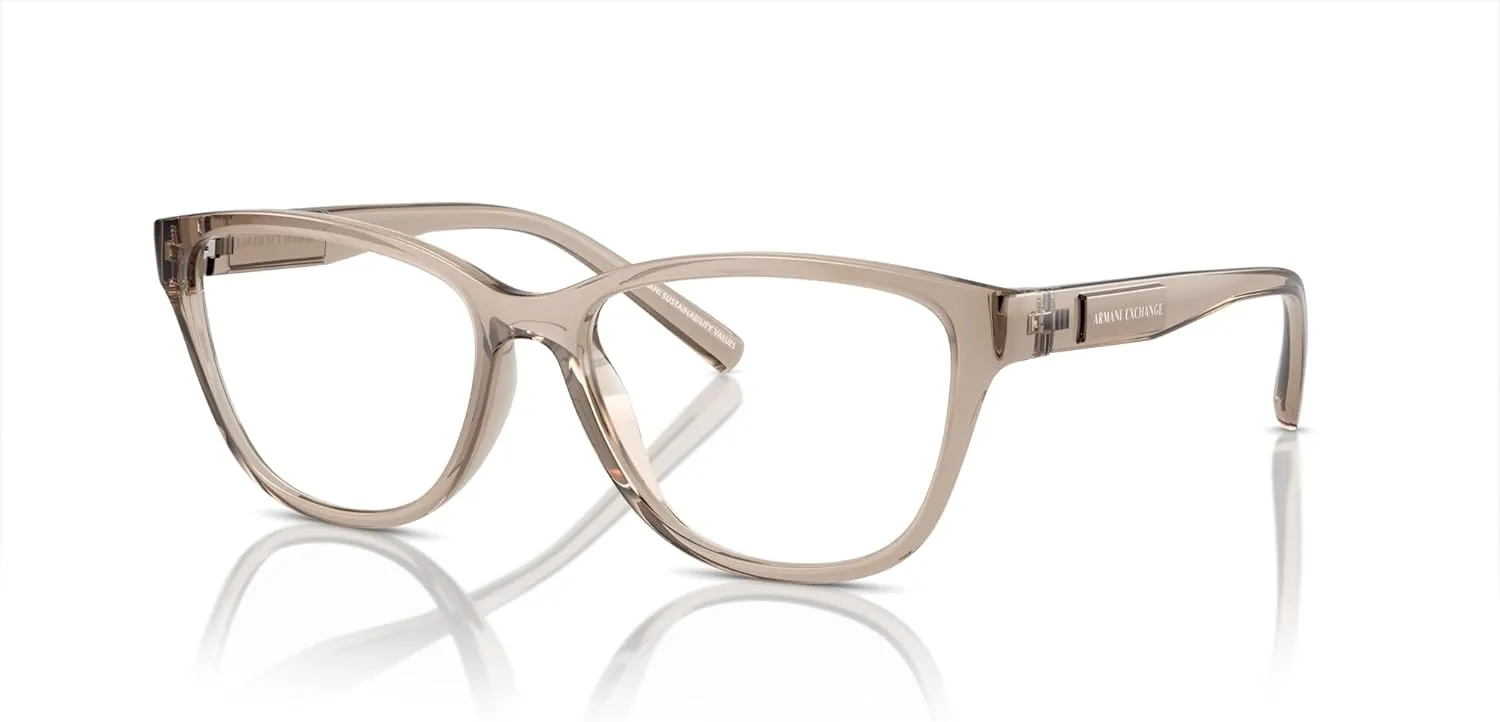 Armani Exchange Women's Ax3111u Universal Fit Cat Eye Prescription Eyewear Frames