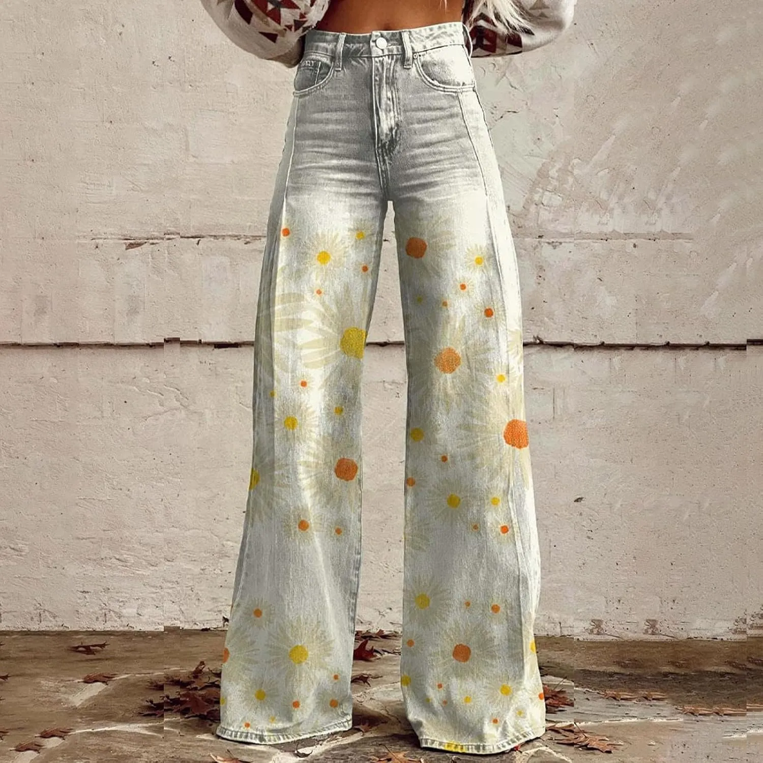 Baggy Jean for Woman 2025 Summer Dark Wash Vintage Pant Women's Y2K Street Fashion Wide Leg Denim Pant