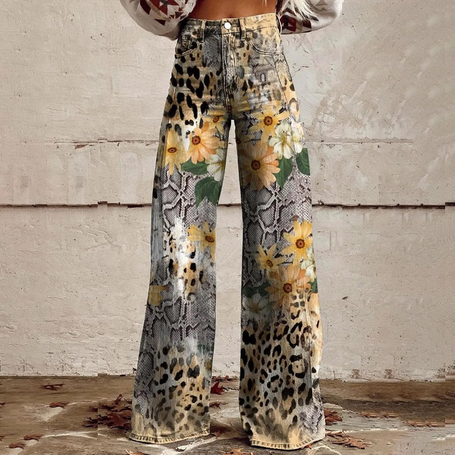 Baggy Jean for Woman 2025 Summer Dark Wash Vintage Pant Women's Y2K Street Fashion Wide Leg Denim Pant