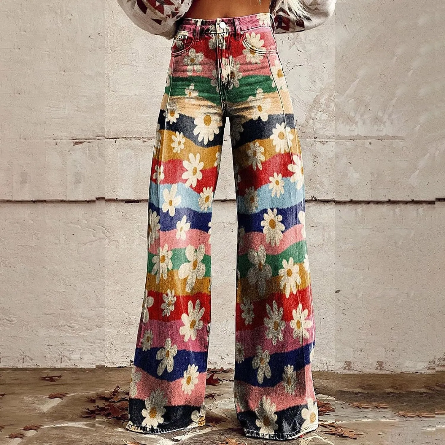 Baggy Jean for Woman 2025 Summer Dark Wash Vintage Pant Women's Y2K Street Fashion Wide Leg Denim Pant