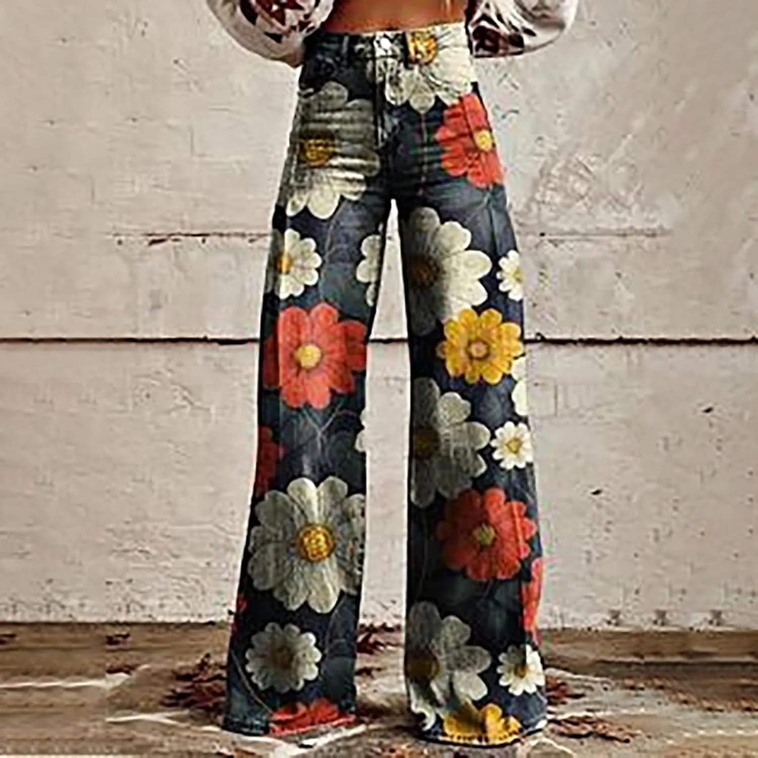 Baggy Wide Leg Jeans Woman 2025 Summer Dark Wash Vintage Pant Trendy Y2K Street Fashion Denim Pant with Pockets