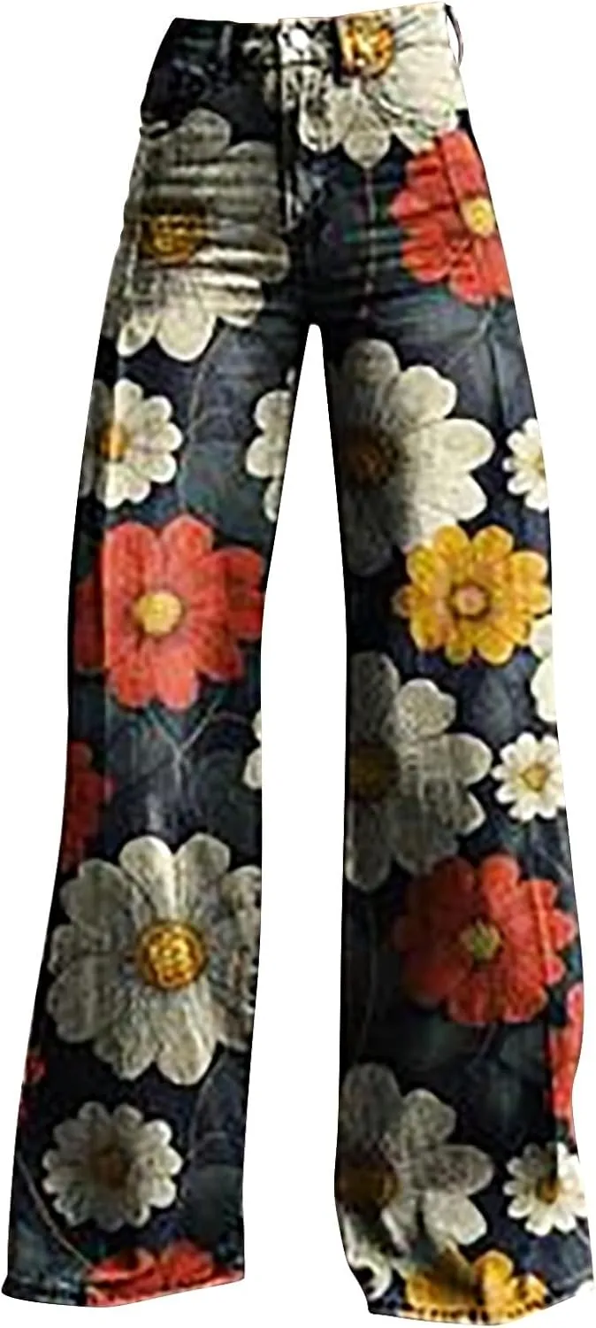Baggy Wide Leg Jeans Woman 2025 Summer Dark Wash Vintage Pant Trendy Y2K Street Fashion Denim Pant with Pockets