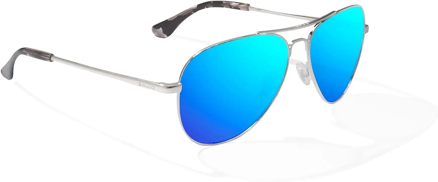 Bajio Soldado – Polarized Lightweight Aviator Sunglasses – Medium Fit • Medium Wrap – Glass & Poly Lenses with LAPIS Tech