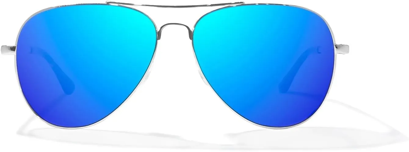 Bajio Soldado – Polarized Lightweight Aviator Sunglasses – Medium Fit • Medium Wrap – Glass & Poly Lenses with LAPIS Tech