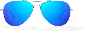 Bajio Soldado – Polarized Lightweight Aviator Sunglasses – Medium Fit • Medium Wrap – Glass & Poly Lenses with LAPIS Tech