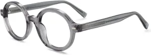 Big Frame Retro Oval Glasses Men Women Rivet Fashion