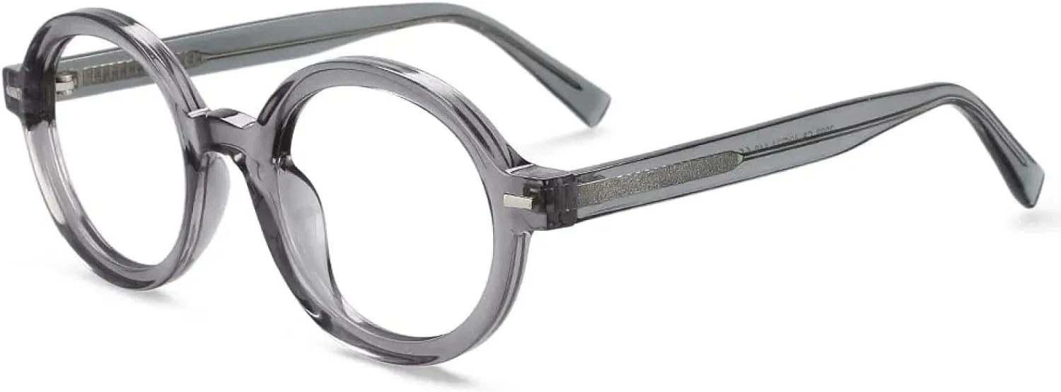 Big Frame Retro Oval Glasses Men Women Rivet Fashion