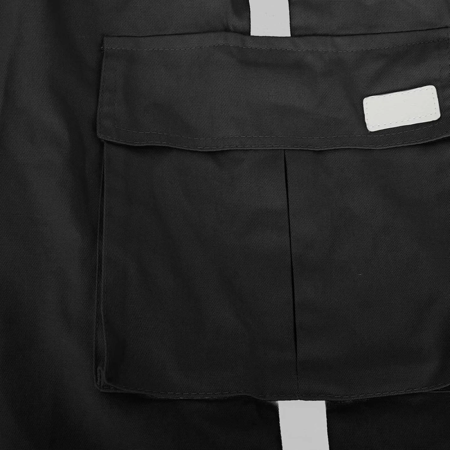 Black Joggers Men Cargo Drawstring Running Straight Sweatpants Causal Joggers Athletic Pants with Pockets Hiking