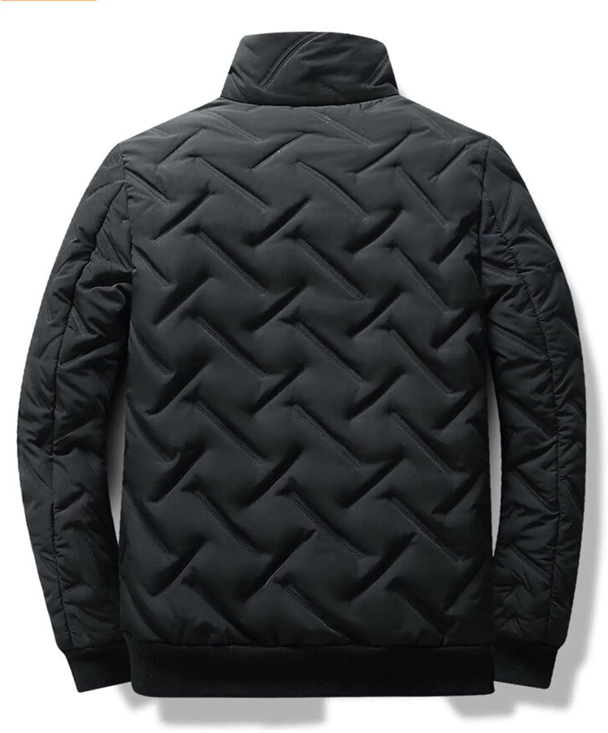 Bomber Jacket for Men Lightweight Cargo Jacket Coat Button Up Winter Outerwear Fashion Casual Stand Collar Coats