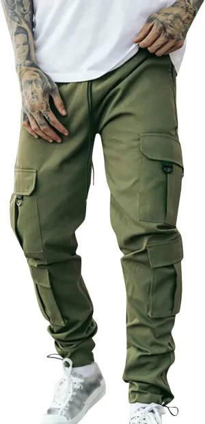 Cargo Pants for Men Baggy Joggers Pants Chino Trousers Sweatpants Long Pants Workout Trousers Men's Fleece Sweatpants