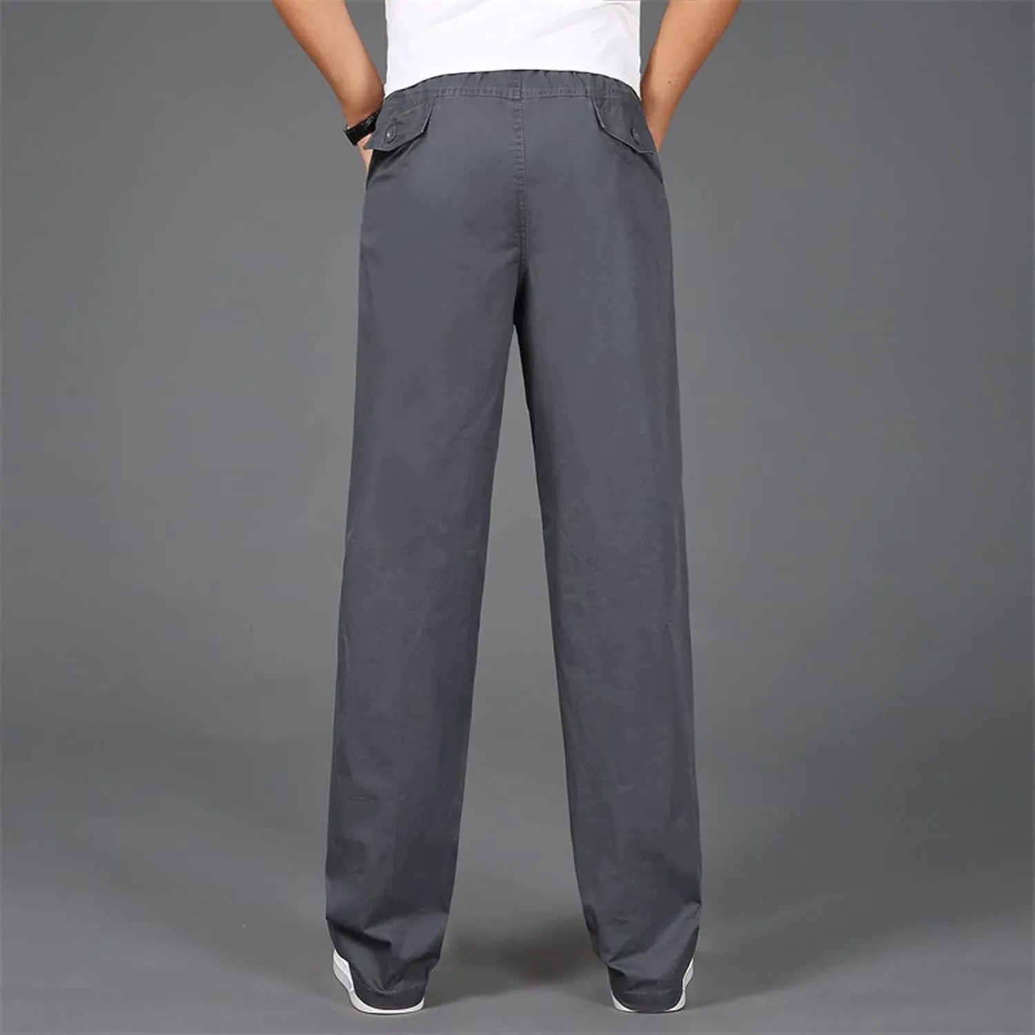 Cargo Pants for Men Relaxed Fit for Men with Pockets for Workout Jogging Running Men's Heavyweight Sweatpants Fleece