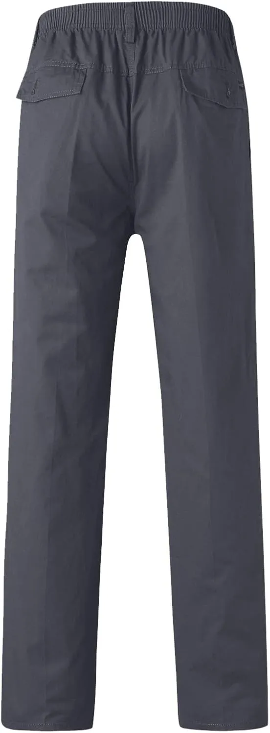 Cargo Pants for Men Relaxed Fit for Men with Pockets for Workout Jogging Running Men's Heavyweight Sweatpants Fleece