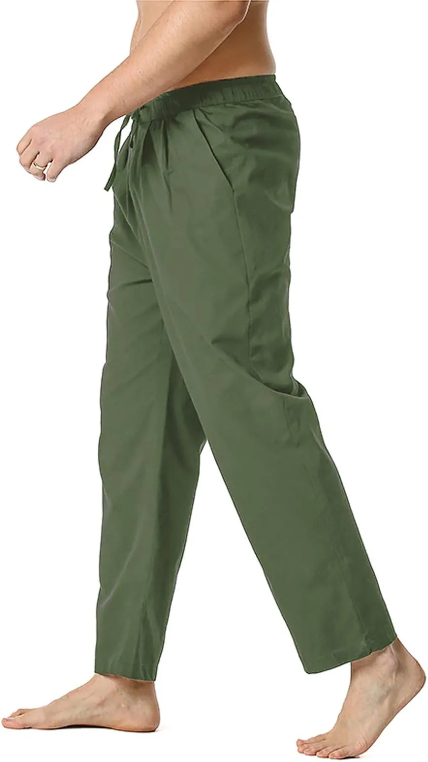 Cargo Pants for Men Relaxed Fit Winter High Street Fashion Leisure Loose Sports Running Solid Color Lace Up Glitter