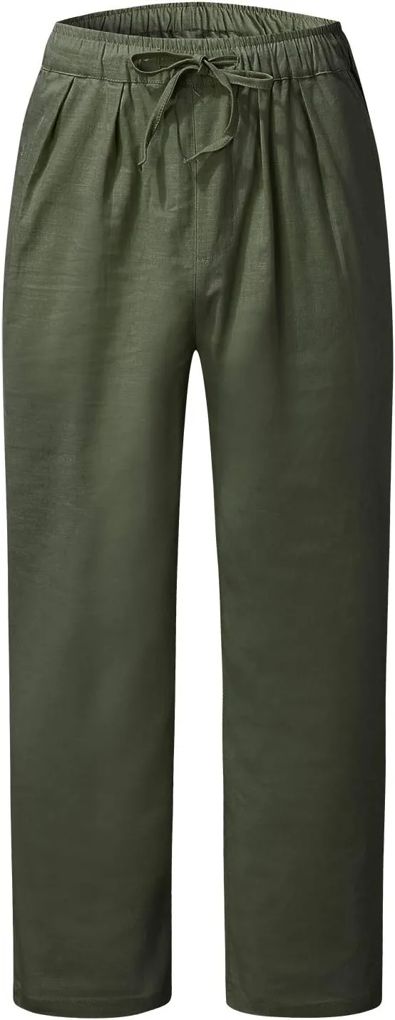 Cargo Pants for Men Relaxed Fit Winter High Street Fashion Leisure Loose Sports Running Solid Color Lace Up Glitter