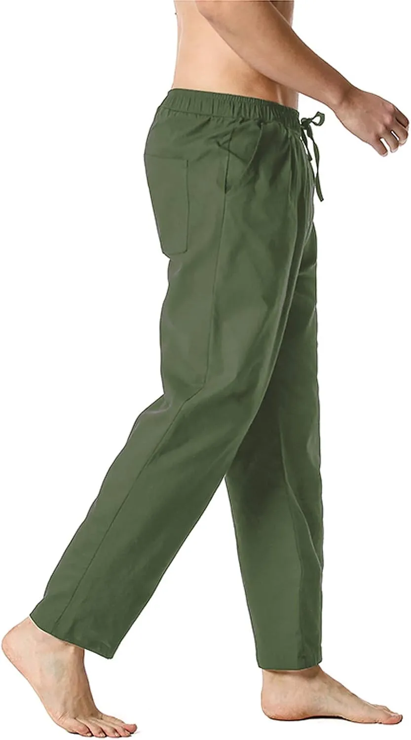 Cargo Pants for Men Relaxed Fit Winter High Street Fashion Leisure Loose Sports Running Solid Color Lace Up Glitter
