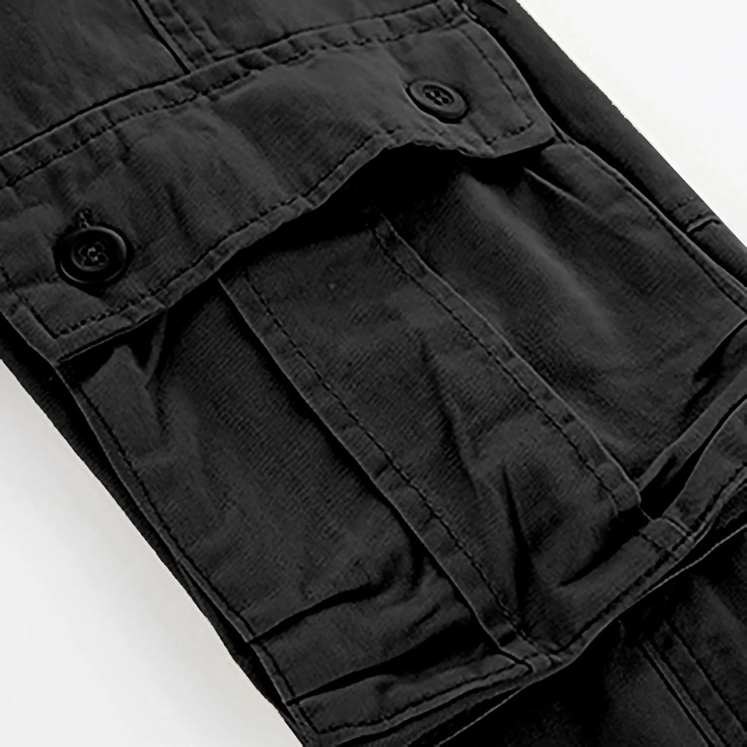 Cargo Pants Men Thickened Pants Cotton Pocket Multi Color Large Sanitary Trousers Lightweight Hiking Trousers