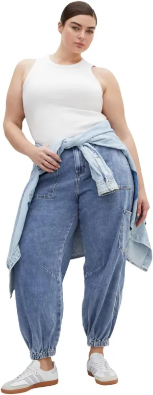 City Chic Women's Plus Size Iona Light Wash Jean