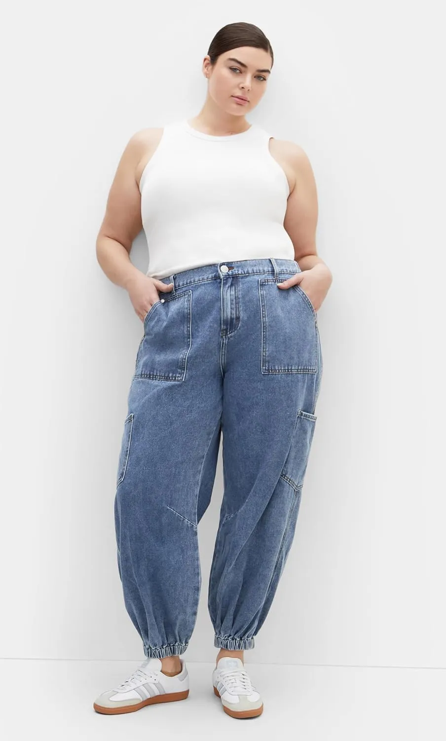 City Chic Women's Plus Size Iona Light Wash Jean