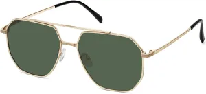 Classic Aviator Sunglasses for Women Men Trendy Square Oversize Polarized Sunglasses