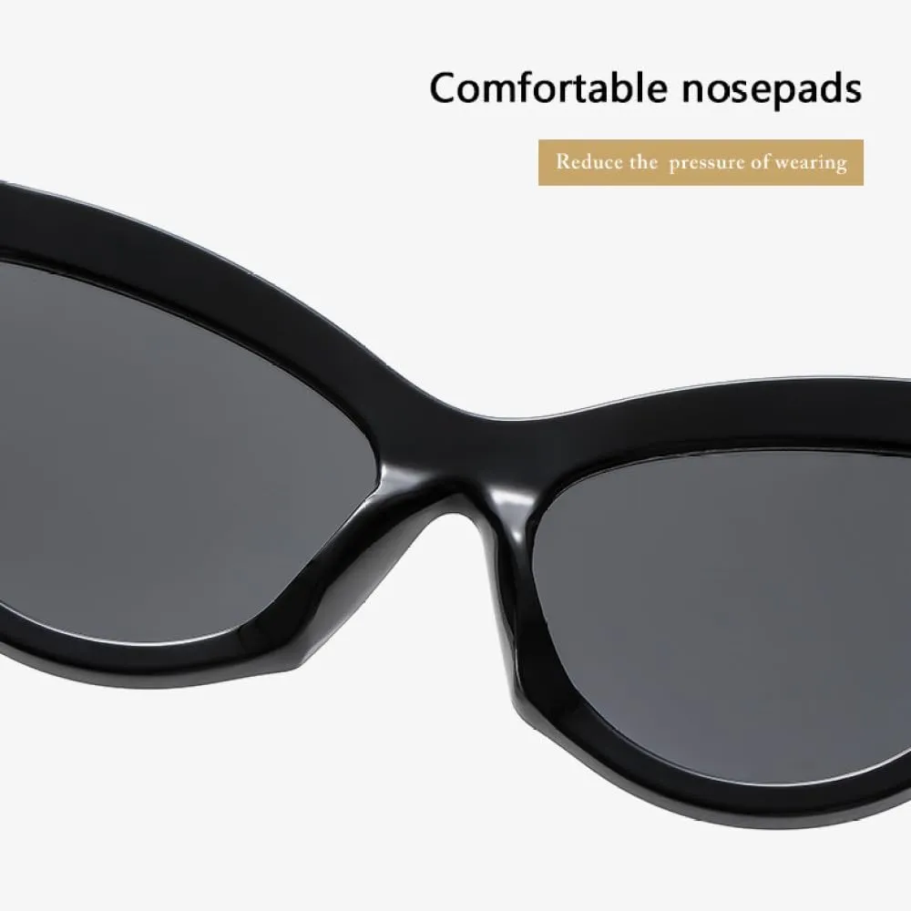Classic Fashion Cat Eye Sunglasses Women Vintage Sun Glasses Shades Female Thick Frame Design UV400 Eyewear