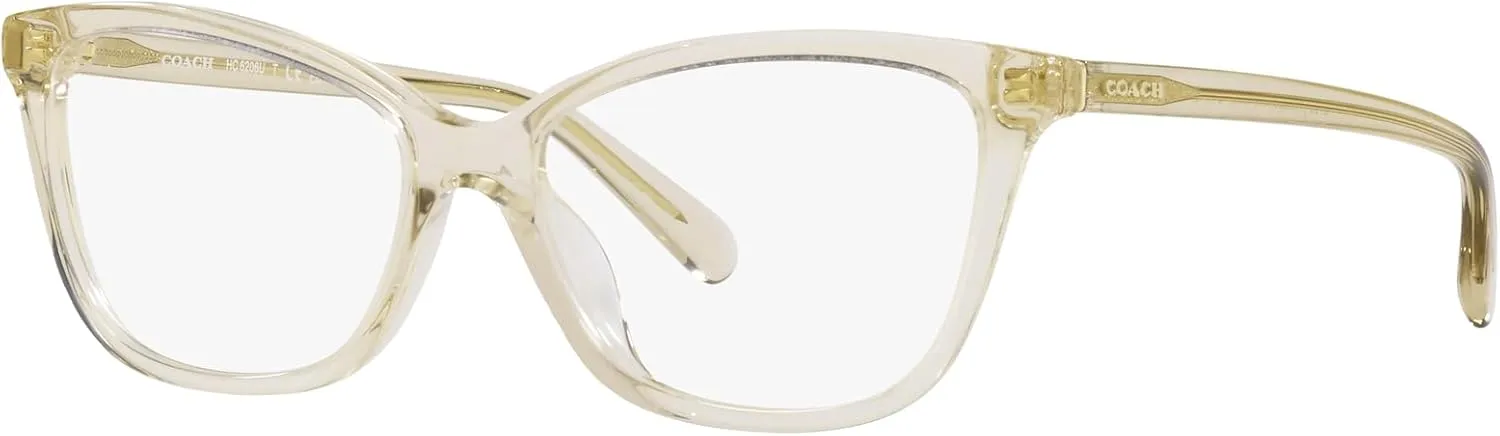Coach Women's Hc6206u Universal Fit Cat Eye Prescription Eyewear Frames