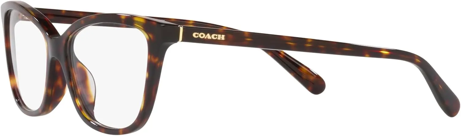 Coach Women's Hc6206u Universal Fit Cat Eye Prescription Eyewear Frames