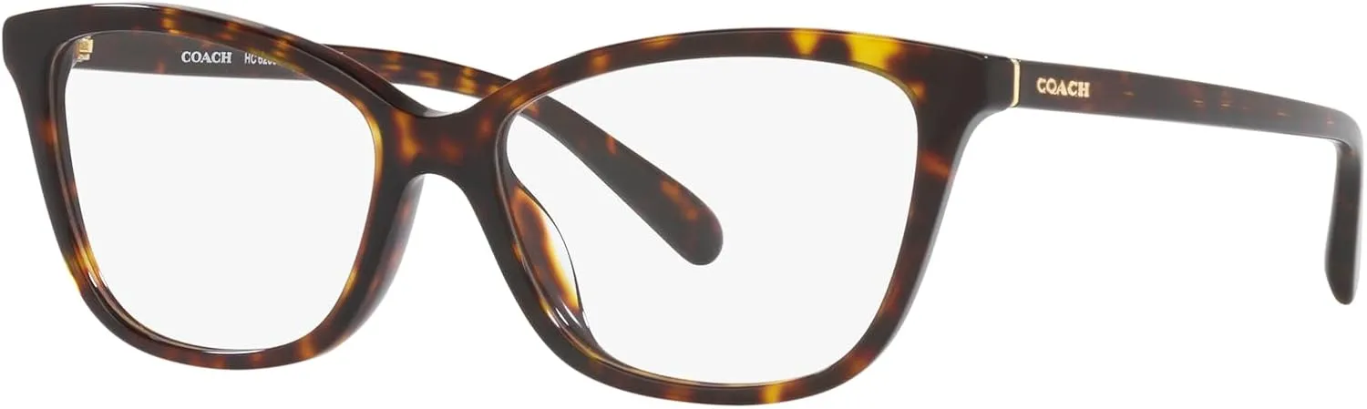 Coach Women's Hc6206u Universal Fit Cat Eye Prescription Eyewear Frames