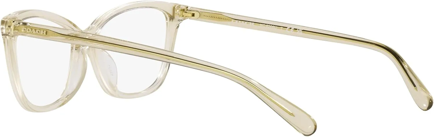 Coach Women's Hc6206u Universal Fit Cat Eye Prescription Eyewear Frames