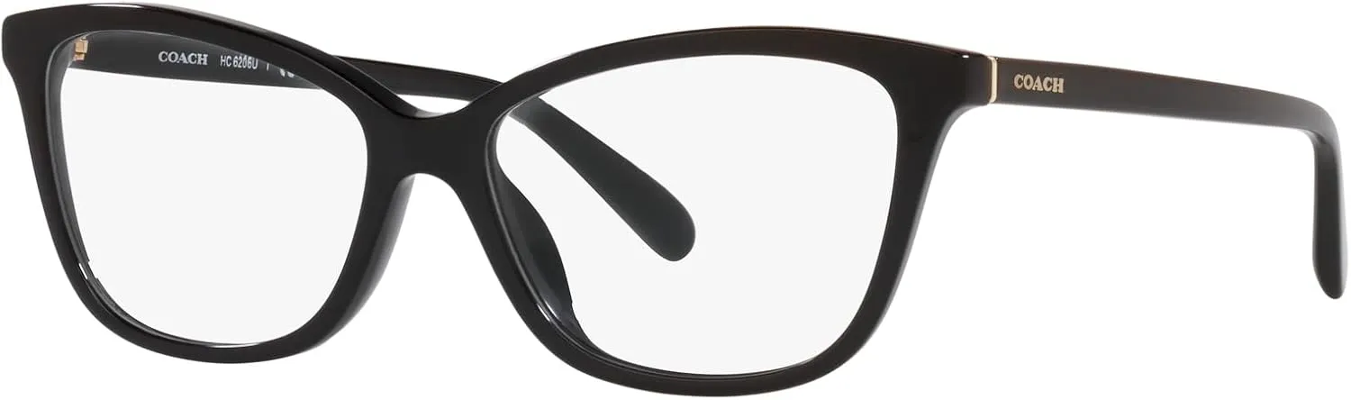 Coach Women's Hc6206u Universal Fit Cat Eye Prescription Eyewear Frames