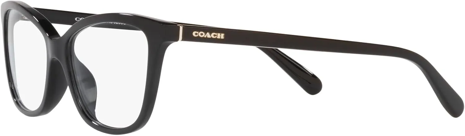 Coach Women's Hc6206u Universal Fit Cat Eye Prescription Eyewear Frames