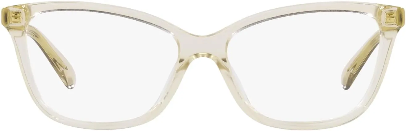 Coach Women's Hc6206u Universal Fit Cat Eye Prescription Eyewear Frames