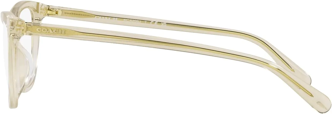 Coach Women's Hc6206u Universal Fit Cat Eye Prescription Eyewear Frames