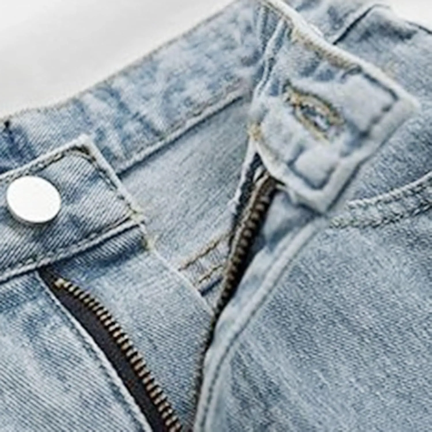 Denim Shorts for Womens Casual Frayed Hem Ripped Jeans Short Hotpants with Pockets High Waist Ripped Pants Shorts 2024