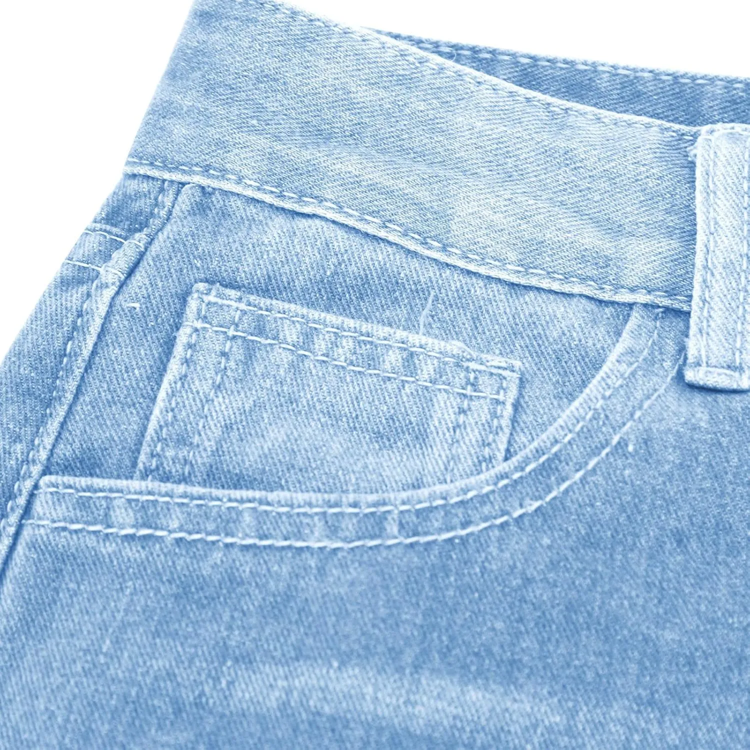 Distressed Wide Leg Jeans for Women High Waisted Loose Ripped Boyfriend Jeans Y2K Stretch Denim Jean Pants Streetwear