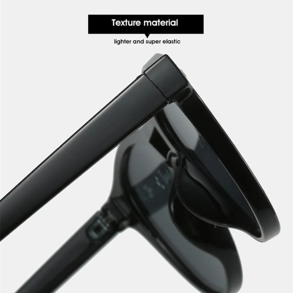 Double Bridges Oval Sunglasses Women Vintage Punk Rivets Men Gradient Mirror Cat Eye Sun Glasses Shades UV400
