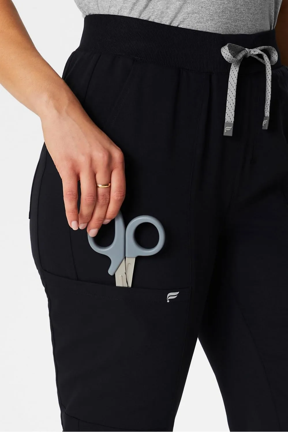 Fabletics Women's High Rise Active Scrub Jogger - MotionTech, 4-Way Stretch, Pocket-Packed, Lightweight, Semi-Slim Fit