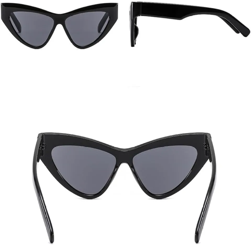 Fashion Cat Eye Gradient Sunglasses Shades UV400 Vintage Green Purple Eyewear Men Trending Sun Glasses