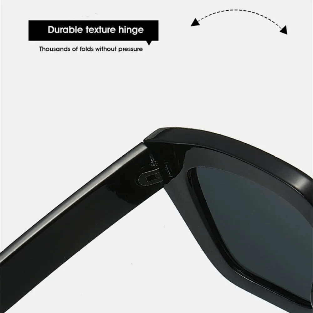 Fashion Cat Eye Sunglasses Women Men PC Black Lens Frame Vintage Simple Style Casual Eyewear UV400