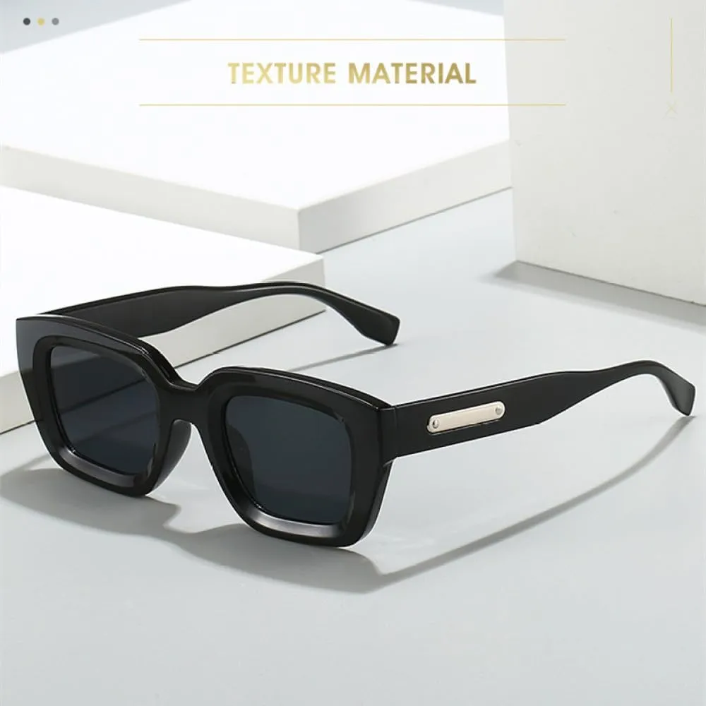 Fashion Cat Eye Sunglasses Women Men PC Black Lens Frame Vintage Simple Style Casual Eyewear UV400