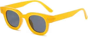 Fashion Classic Retro Oval Frame Thickened Sunglasses Glasses Female