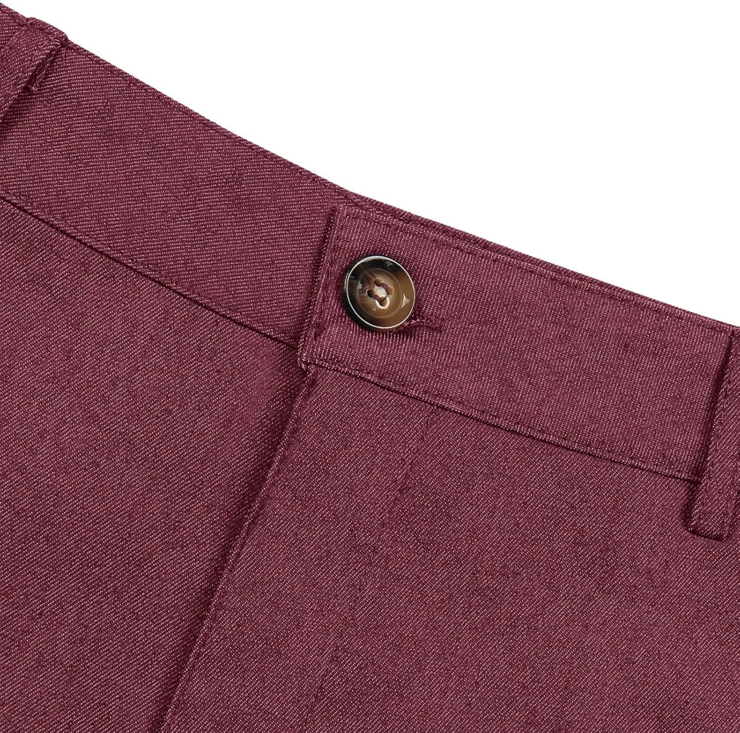 Fashion Stretch Dress Mens Casual Pants Slim Fit Skinny Business Suit Pants Straight Leg Lightweight Golf Trousers