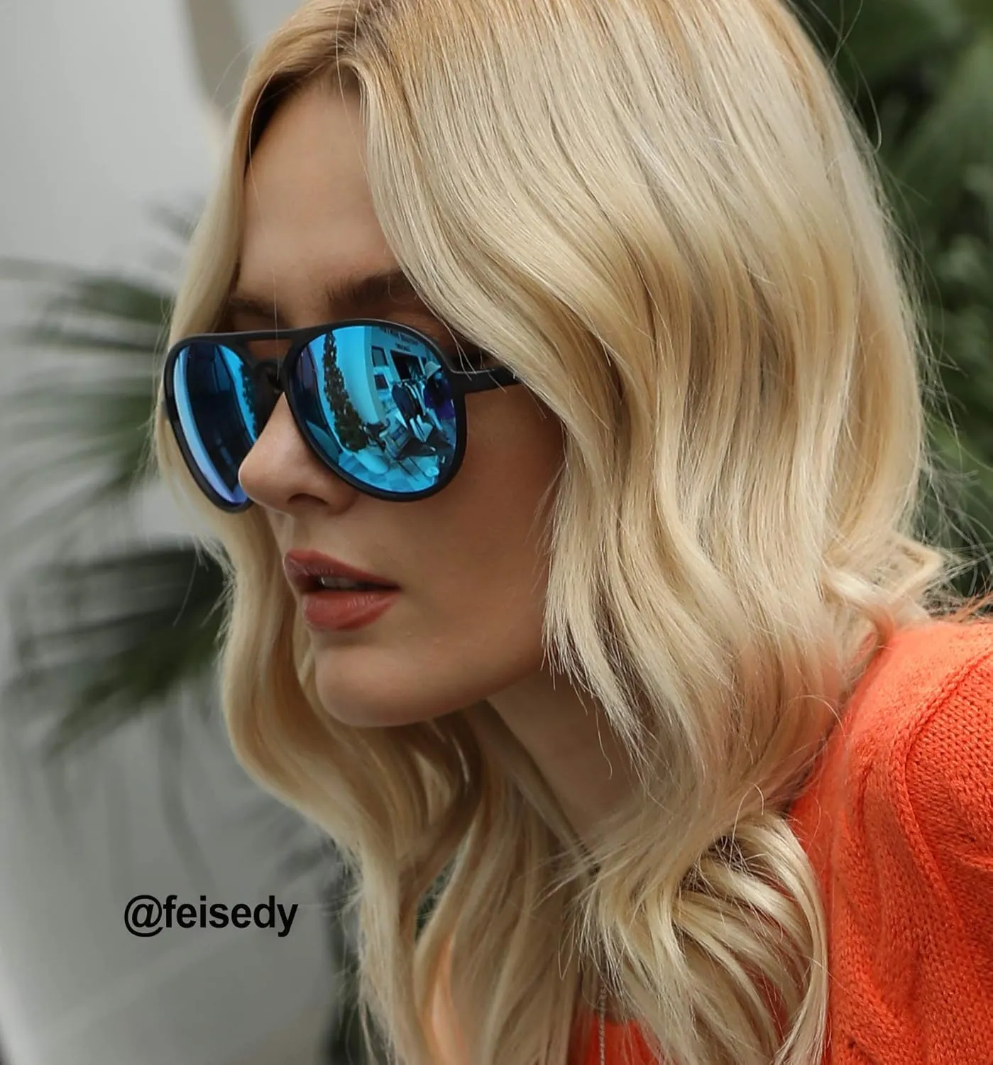 FEISEDY Polarized Pilot Sunglasses Men TR90 Flexible Frame TAC Lenses 70S Classic B2608