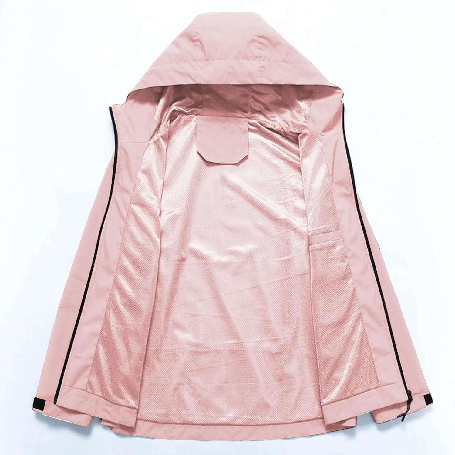 Finelylove Mens Rain Jacket,Windproof Lightweight Windbreaker Outdoor Softshell Rain Coat Mens Rain Jackets With Hood